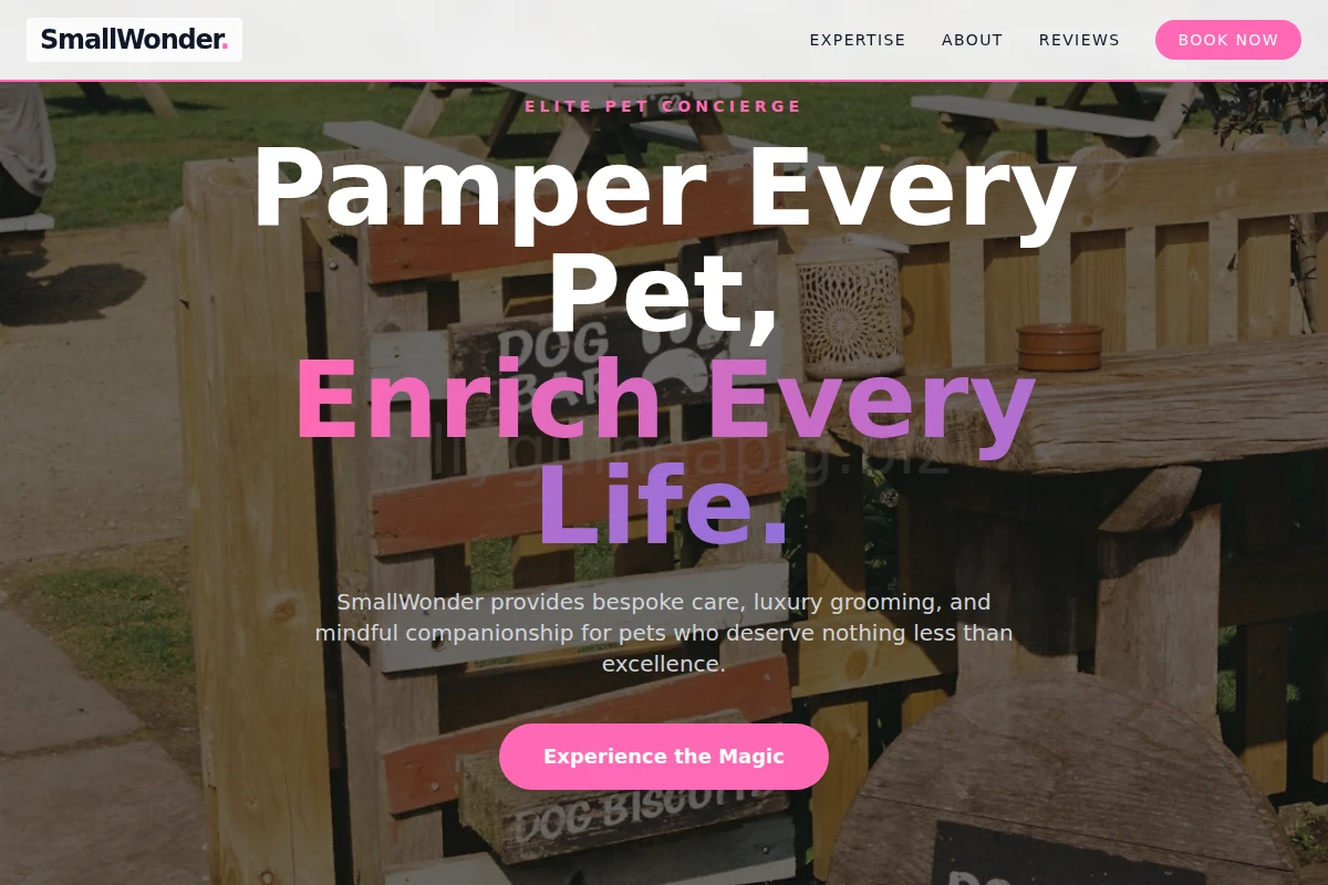 SmallWonder Pet Services