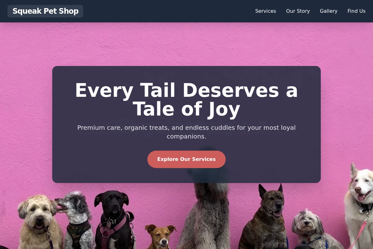 Squeak Pet Shop
